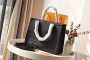Louis Vuitton Onthego Empreinte Monogram Black Tote Bag – M45654 – 28.0 x 11.0 x 19.0 cm - 4