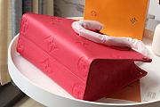 Louis Vuitton Onthego Empreinte Monogram Red Tote Bag – M45654 – 28.0 x 11.0 x 19.0 cm - 5