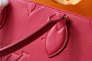 Louis Vuitton Onthego Empreinte Monogram Red Tote Bag – M45654 – 28.0 x 11.0 x 19.0 cm - 2