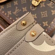 Louis Vuitton Onthego Bicolour Empreinte Monogram Tourtellere/Creme Tote Bag – M45659 – 25x19x11.5cm - 3