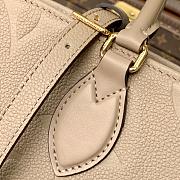 Louis Vuitton Onthego Empreinte Monogram Beige Tote Bag – M45660 – 25x19x11.5cm - 5