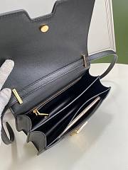 Burberry TB Leather Small Bag Black – 1791 – 21 x 6 x 16cm - 6
