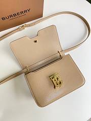 Burberry TB Leather Small Bag Beige – 1791 – 21 x 6 x 16cm - 6