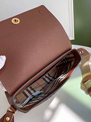 Burberry Leather and Vintage Check Note Crossbody Bag Brown – 1791 – 25 x 8.5 x 18 cm - 2