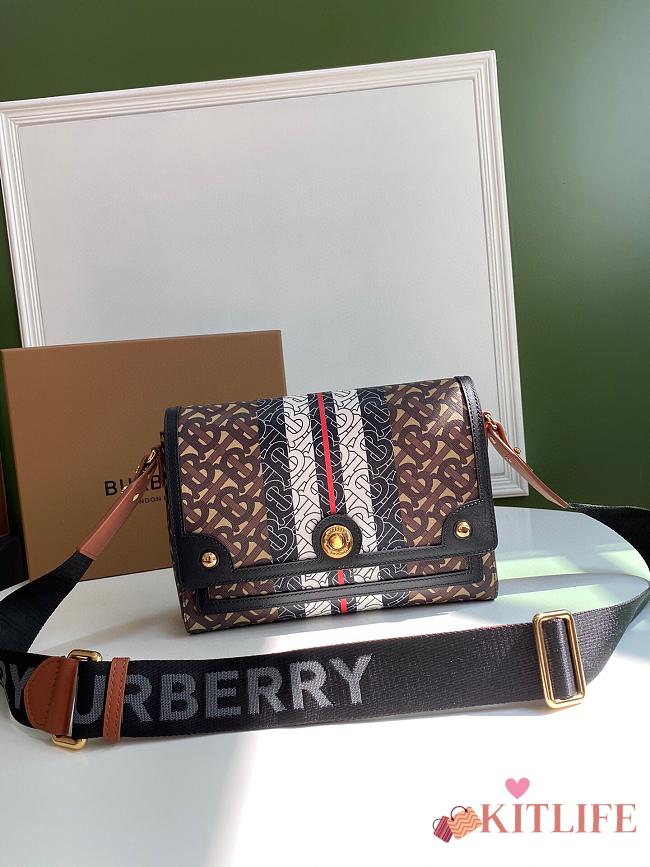 Burberry logo stripes Note Crossbody Bag – 80302491 – 25 x 8.5 x 18 cm - 1