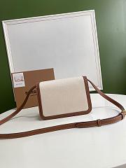 Burberry Canvas Leather TB Bag White/Brown – 21 x 16 x 6 cm - 5