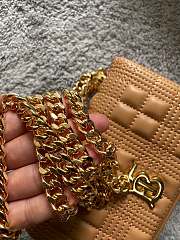 Burberry Lola Lambskin Chain Strap Bag Deep Beige – 17 x 3.5 x 10 cm - 2