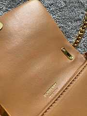 Burberry Lola Lambskin Chain Strap Bag Deep Beige – 17 x 3.5 x 10 cm - 3