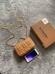 Burberry Lola Lambskin Chain Strap Bag Deep Beige – 17 x 3.5 x 10 cm - 6