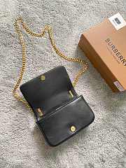 Burberry Lola Lambskin Chain Strap Bag Black – 17 x 3.5 x 10 cm - 5