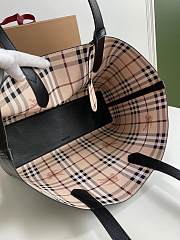 Burberry Double-Sided Shopping Bag Black – 35 x 30 x 12 cm - 4