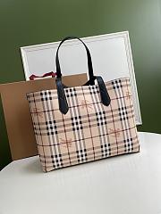 Burberry Double-Sided Shopping Bag Black – 35 x 30 x 12 cm - 5