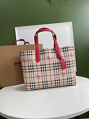 Burberry Vintage Double-Sided Shopping Bag Red – 35 x 30 x 12 cm - 1