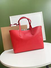 Burberry Vintage Double-Sided Shopping Bag Red – 35 x 30 x 12 cm - 5