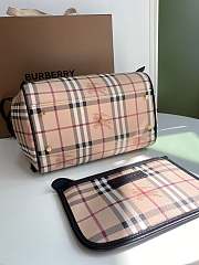 Burberry Vintage Classic Shopping Bag Black – 8883 -  27x26 cm - 2