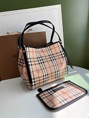 Burberry Vintage Classic Shopping Bag Black – 8883 -  27x26 cm - 5