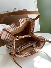 Burberry Vintage Classic Shopping Bag Brown – 8883 -  27x26 cm - 6