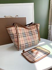 Burberry Vintage Classic Shopping Bag Brown – 8883 -  27x26 cm - 5