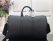 Louis Vuitton Keepall Aerogram BANDOULIÈRE 40 Black - M57088 – 42.0 x 26.0 x 20.0 cm - 6