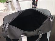 Louis Vuitton Keepall Aerogram BANDOULIÈRE 40 Black - M57088 – 42.0 x 26.0 x 20.0 cm - 5