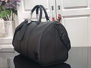 Louis Vuitton Keepall Aerogram BANDOULIÈRE 40 Black - M57088 – 42.0 x 26.0 x 20.0 cm - 3