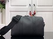 Louis Vuitton Keepall City Lychee Pattern Black - M57417 – 17 x 27 x 13 cm - 3