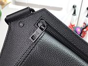 Louis Vuitton Aerogram Shoulder Bag Grained Calfskin Blue - M57081 – 30 x 16 x 3 cm - 2