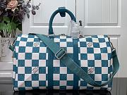 Louis Vuitton KEEPALL BANDOULIÈRE 45 Travel Bag Damier Checkerboard Pattern - N80404 – 45 x 27 x 20 cm - 6