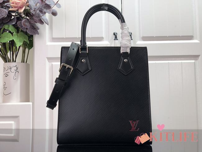 Louis Vuitton Sac Plat BB Epi Leather Black - M58660 – 25x18x10 cm - 1