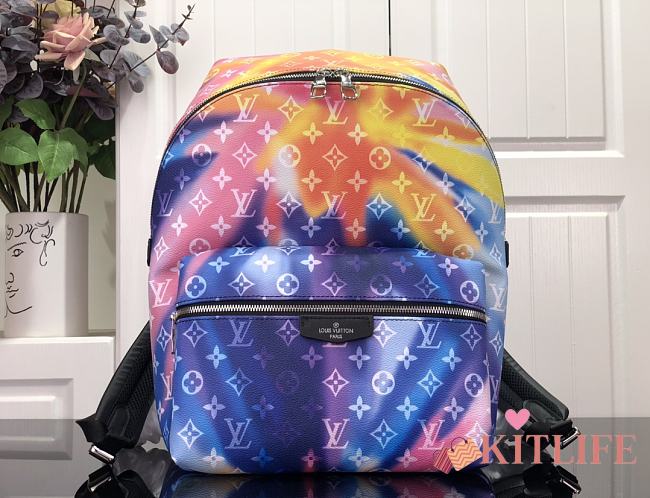 Louis Vuitton Discovery Aurora Backpack Monogram Eclipse Coated Canvas Fabric - M45760 – 37 x 40 x 20 cm - 1
