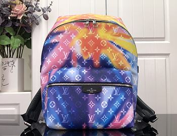 Louis Vuitton Discovery Aurora Backpack Monogram Eclipse Coated Canvas Fabric - M45760 – 37 x 40 x 20 cm