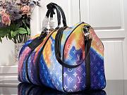 Louis Vuitton Keepall 50 BANDOULIÈRE Soft Monogram Aurora Pattern Travel Bag - M45758 – 50 x 29 x 23 cm - 2