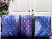 Louis Vuitton Keepall 50 BANDOULIÈRE Soft Monogram Aurora Pattern Travel Bag - M45758 – 50 x 29 x 23 cm - 4