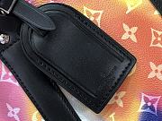 Louis Vuitton Keepall 50 BANDOULIÈRE Soft Monogram Aurora Pattern Travel Bag - M45758 – 50 x 29 x 23 cm - 6