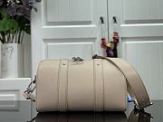 Louis Vuitton Keepall City Apricot Silk Printing - M45757 – 27 x 17 x 13 cm - 4