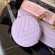 Louis Vuitton New Wave Multi Pochette Purple Handbag - M56468 – 21x13x6.5 cm - 3