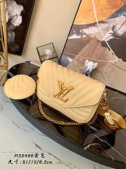 Louis Vuitton New Wave Multi Pochette Yellow Handbag - M56468 – 21x13x6.5 cm - 1