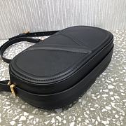 Valentino Garavani VLOGO Leather Camera Bag Black – 2500# – 25x15.5x6cm - 2
