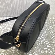 Valentino Garavani VLOGO Leather Camera Bag Black – 2500# – 25x15.5x6cm - 4