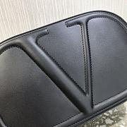 Valentino Garavani VLOGO Leather Camera Bag Black – 2500# – 25x15.5x6cm - 6