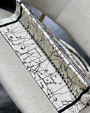 Dior Book Tote Bag Latte Multicolor Dior Constellation Embroidery – M1286ZRHP – 36.5 x28x17.5 cm - 5