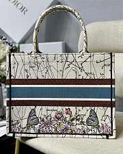 Dior Book Tote Bag Latte Multicolor Dior Constellation Embroidery – M1286ZRHP – 36.5 x28x17.5 cm - 3
