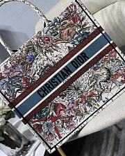 Dior Book Tote Bag Latte Multicolor Dior Constellation Embroidery – M1286ZRHP – 41.5x38x18 cm - 6