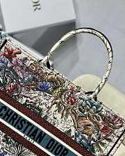 Dior Book Tote Bag Latte Multicolor Dior Constellation Embroidery – M1286ZRHP – 41.5x38x18 cm - 4