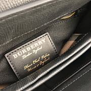 Burberry Durable Full-Grain Leather Handbag Black - 6181 - 26 x 12 x 21cm - 5