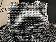 Chanel Shopping Bag Woven Chain With Shoulder Strap Cowhide Black - AS8485 – 38x31x10 cm - 4