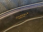 Chanel Diamond Check Leather Tote Shopping Black Bag - AS6611 – 35x26x11 cm - 6