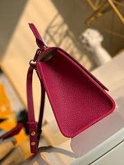 Louis Vuitton Original Single Twist In Taurillon Leather Handbag Pink - M57090 – 29x21x12 cm - 6