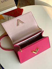 Louis Vuitton Original Single Twist In Taurillon Leather Handbag Pink - M57090 – 29x21x12 cm - 5