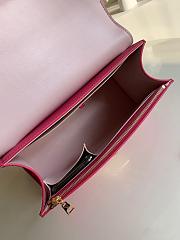 Louis Vuitton Original Single Twist In Taurillon Leather Handbag Pink - M57090 – 29x21x12 cm - 4